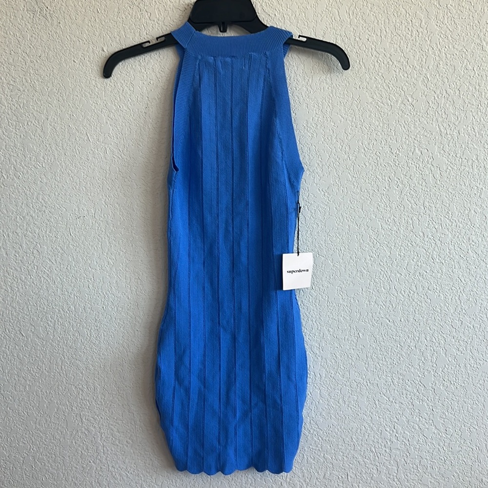 SUPERDOWN Solis Mini Dress in Periwinkle size XSMALL - Picture 6 of 6